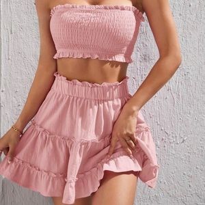 Pink two piece set